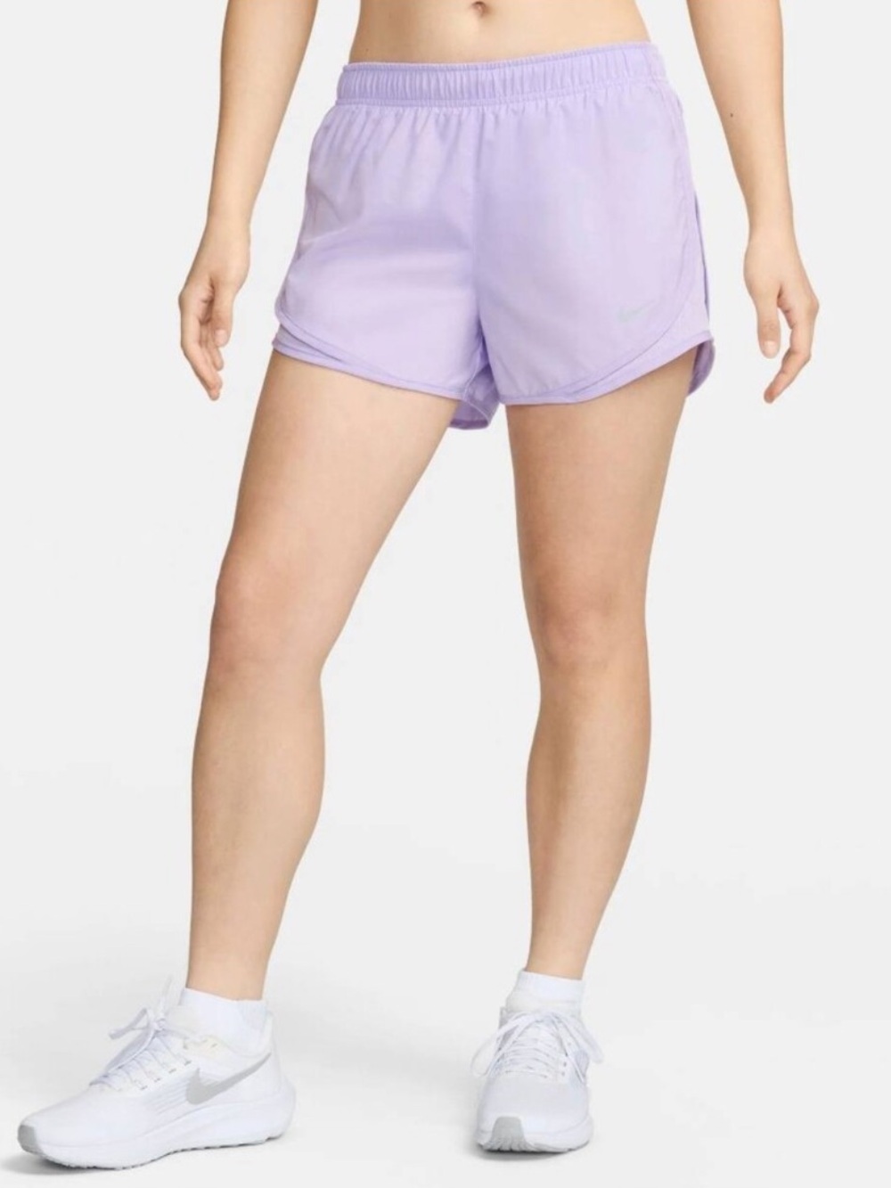 Nike Women’s Dri-Fit Tempo Running Shorts (Light Purple Lilac Bloom)